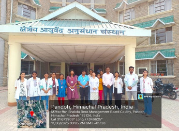 Regional Ayurveda Research Institute (RARI)  Mandi (H.P.) Visit
