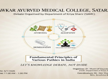 DEBATE ON BASIC PRINCIPLES OF VARIOUS PATHIES ACROSS INDIA