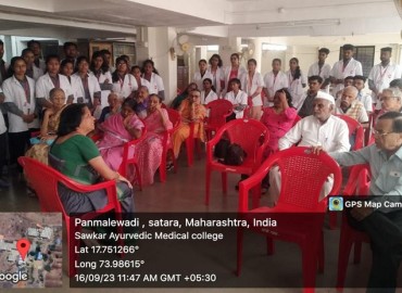 Body Donation Role Play in Anandaashram old age home 
